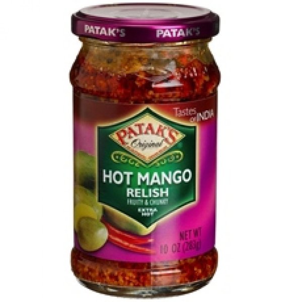 Patak B85673 Pataks Hot Mango Relish -1 jar of 10oz