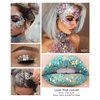 GL-Turelifes Mermaid Sequins Chunky Glitter Liquid Eyeshadow Glitter Body Gel Festival Glitter Cosmetic Face Hair Nails Makeup Long Lasting Sparkling 30g (#09 White)