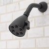 Speakman S-2252-MB Signature Brass Icon Anystream High Pressure Adjustable Shower Head, Matte Black, 3 Settings