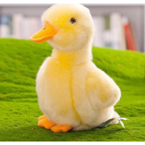 8 Inch Small Yellow Duck Plush Toys Duck Stuffed Toys (Yellow + White)