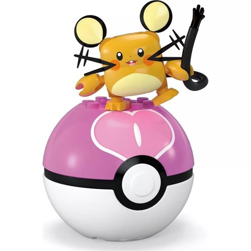 MEGA Pokémon Dedenne Building Toy Kit, Poseable Action Figure (31 Pieces) for Kids