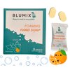 Blumix Foaming Hand Soap Tablet Refill - 6 Pack - Eco-Friendly, Gentle Cleansing Foaming Tablets, Zero Waste Cleaning, Effective Cleaning, Just-Add-Water (Sweet Orange)