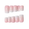 YOSOMK Gel Nail Strips, Long Lasting Gel Nail Stickers, UV Free, 16 Gradient Pink Waterproof Nail Wraps, Nail Polsih Stickers for Women, Includes 1 Wooden Stick and 1 Nail File