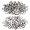 500 Pieces Grommet and 500 Pieces Washer Grommet Kit Finish Grommet Eyelet for Clothes Fabric Leather Tag Bag (3/8 Inch)