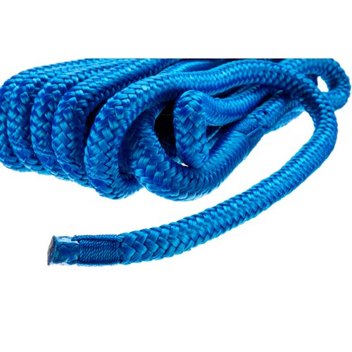 SEACHOICE Double-Braid Nylon Dock Line 3/8" x 15' 40301 Blue