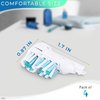 Electric Toothbrush Replacement Brush Heads - 4Pcs Travel Toothbrush Medium Adult Electric Toothbrush Head Replacements - Toothbrush Soft Bristles Spin Brush Heads Replacement Toothbrush Heads