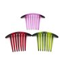 SIDE COMB 3 PCS FRENCH TWIST HAIR COMB MIX COLER (Marble) TWO TONE MIX 7 TOOTH IT DELUXE.