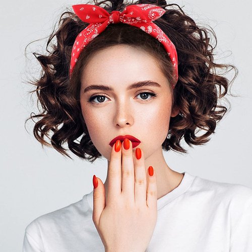 TOBATOBA Bandana Headband for Women Knotted Bow Headbands for Women Elastic Paisley Headband Vintage Rabbit Ear Bow Headband Wide Top Knot Headband Turban Headwraps Cute Hair Band for Women Girls 6Pcs