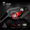 MZS Black Motorcycle Clutch Brake Levers Short Adjustable CNC Compatible with Z1000 03-06 | ZX6R/636 00-04 | ZX9R 00-03 | ZX10R 04-05 | ZX12R 00-05 | ZZR600 05-09 | KLZ1000 12-14