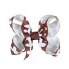 Football Hair Bow Clip Baby Girls Football Hair Barrettes Pin Football Bowknot Hairpin BBG63 (D0)