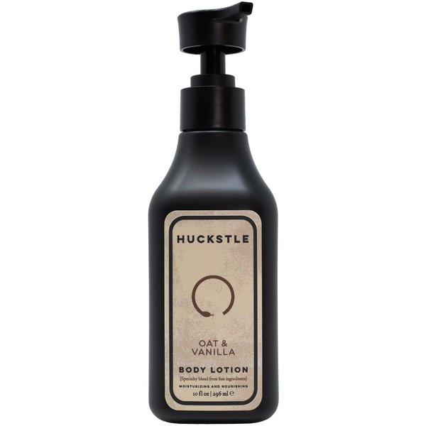 Huckstle Moisturizing and Nourishing Body Lotion | 24 Hour Hydrated, Radiant, and Silk Skin (Oat & Vanilla)