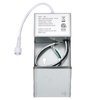 Maxxima 4 in. Ultra-Thin Recessed Anti-Glare LED Downlight Canless IC Rated 1200 Lumens 5 Color Temperature Selectable 2700K/3000K/3500K/4000K/5000K Dimmable White Trim, 90 CRI, Junction Box Included