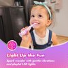 Papablic Toddler Sonic Electric Toothbrush Kids for Ages 1-3 Years, Baby Electric Toothbrush with Cute Unicorn Cover and Smart LED Timer, 4 Brush Heads (Arya)