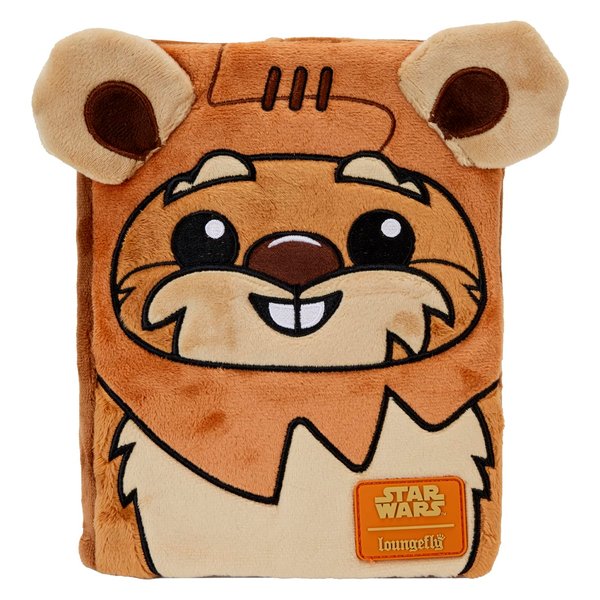 LOUNGEFLY Stationary Star Wars Return of The Jedi EWOK Plush Journal