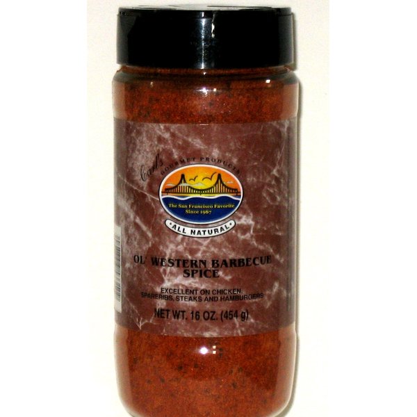 Carl's Gourmet All Natural Ol' Western Barbecue Spice - 16 Oz