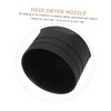 Beaupretty Plastic Hair Dryer Diffuser Plastic Hair Dryer Nozzle Replacement Universal Blow Dryer Diffuser Attachment for Concentrated Hair Drying Black
