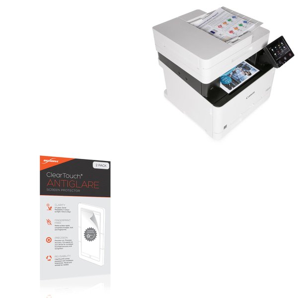 BoxWave Screen Protector Compatible with Canon imageCLASS MF654Cdw Printer Display - ClearTouch Anti-Glare (2-Pack), Anti-Fingerprint Matte Film Skin