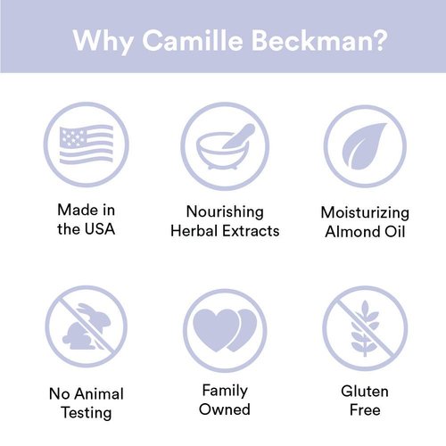 Camille Beckman English Lavender Scented Glycerine Bar Soap for Hands, Face and Body, 3.5 Ounce