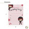 Desert Cactus Ninja Boy Style 1 Happy Birthday Invitations Invite Cards (10 Count) With Envelopes Boys Girls Kids Party (10ct)