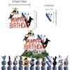 Skiing Birthday Party Supplies Skiing Party Decorations Include HAPPY BIRTHDAY Banner Balloons Cake Topper Cupcake Toppers Winter Sports Birthday Party Decorations