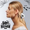 Mabor Halloween Hair Clips Ghost Face Hair Clip Funny Big Mask Goth Hair Claw Clips Ponytail Claw Clips for Women Girls Skull Hair Clips for Cosplay Costume Party Daily Wear
