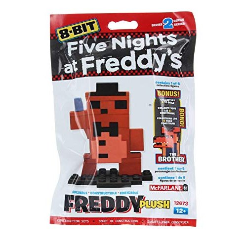 McFarlane Toys 14673-0 Five Nights at Freddy's 8-Bit Buildable Figures Building Kit