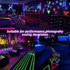 SIKEDEPRO Neon Gaffer Cloth Tape,6 Colors Black Light Tape Sets,Fluorescent UV Blacklight Glow in The Dark Tape for UV Party (0.6 inch x 16.5 feet)