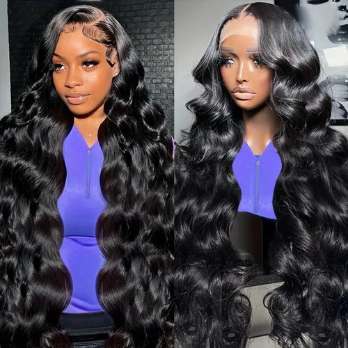 HD Lace Frontal Wig 13x6 Lace Front Wigs Human Hair 26 Inch Lace Wig Human Hair Body Wave Wig 250 Density HD Lace Front Wigs Human Hair Pre Plucked with Baby Hair Brazilian Wigs Human Hair 270g