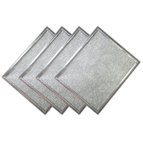 Amazinpure 97006931 NY NV [OEM PART#S97006931] Broan Nutone range hood grease filter replacement Compatible with BP29 exhaust fan 1172137 5-3078 88150 99010121 (10.5 x 8.75) Inch Aluminum 4 Pack