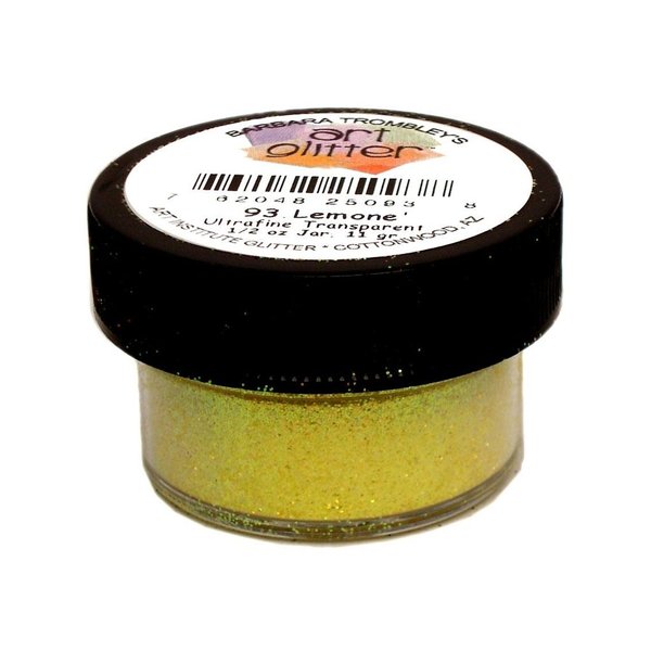 Ultra Fine Transparent Glitter 1/2 Ounce-lemone'