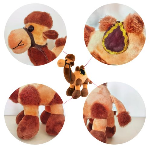 Pgsnhxj Cute Camel Stuffed Animals,11.8" Camel Plush Toy Stuffed Camel Plushie Christmas Birthday Gift for Kids
