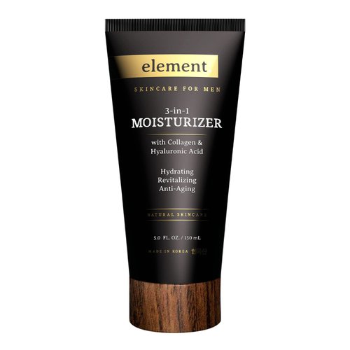 Element Collagen & Hyaluronic Acid Men's Facial Moisturizer - Moisturizing, Reduce Wrinkles & Fine Lines, Hydrating Daily Face Moisturizer - Cruelty Free Korean Skin Care For All Skin Types