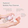 Hanskin Real Complexion Hyaluron Bubble Pop Cleanser, Hydrating Foaming Daily Face Wash, Gentle Moisturizing Softening and Glowing [5.07 fl. oz.(150ml)]