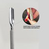 GMI-TWEEZERS - Professional Cuticle Remover, Cuticle Pusher And Cuticle Trimmer - Manicure Tool Cuticle Nippers - Stainless Steel Durable Cuticle Cutter For Finger And Nail - Instant Cuticle Kit