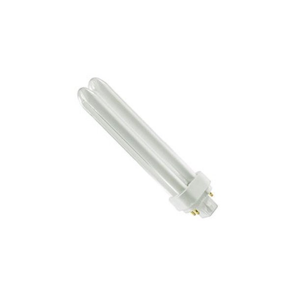 SYLVANIA #20672 CF18DD/E/835 18 watt Double-Tube Compact Fluorescent Lamp, 4-Pin (G24q-2) Base, 3500K, 1150 lumens, 20,000hr Life
