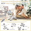 FUUY Robot Dog for Kids Robot Dog Remote Control Dog Toy Interactive Robot Pet Robotics Toys Intelligent Robo Dog Programmable Sing & Dance Design Birthday Gifts Kids Age 3 5 4-7 Year, Gold