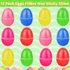 12 Pack Easter Eggs Fillers Butter Slime Kit, Easter Egg Stuffers Easter Slime Toys Easter Eggs for Easter Eggs Hunt Filling Treats Stuffer Easter Party Favor