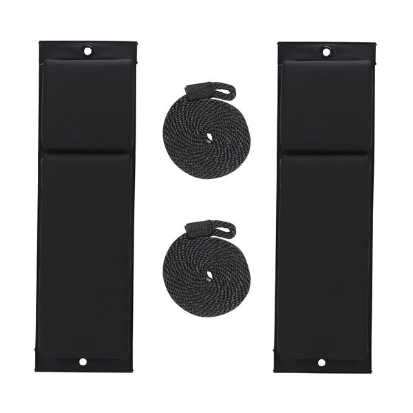 Extreme Max 3006.7225 BoatTector Contour Fender Value 2-Pack - 24", Black