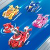 Super Wings Race Car Toys, 5 in Golden Boy Spinning Tops and Race Car Toys for Kids, 2-in-1 Mode Vehicle Toys Cars for 3 4 5 6 7 8 Year Old Boys