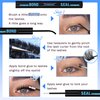 Focipeysa Thick Lash Extension Kit Fluffy Lash Clusters 100P Eyelash Extension Kit DIY Lash Extension Kit with Bond and Seal Glue, Lash Applicator DIY at Home for Beginner (100P 10-18MM)