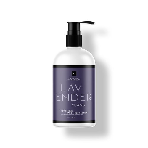 Natural Inspirations Lavender Ylang Nourishing Hand + Body Lotion 12oz