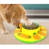Piggy Poo and Crew Treat Popper Puzzle Game - Slow Feeder, Interactive Dog Toy Treat Dispenser, Food Puzzle Games for Small Animals (Green and Yellow)