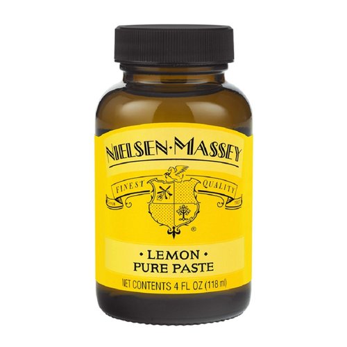 Nielsen-Massey Pure Lemon Paste for Baking and Cooking, 4 Ounce Jar with Gift Box