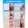 winthrop 36 Sheets All Holiday Nail Art Stickers, Mixed Season Nail Decals Set for All Year, Spring Summer 3D Self-Adhesive Colorful Pegatinas Uñas Daisy Butterfly 4th of July Halloween Christmas