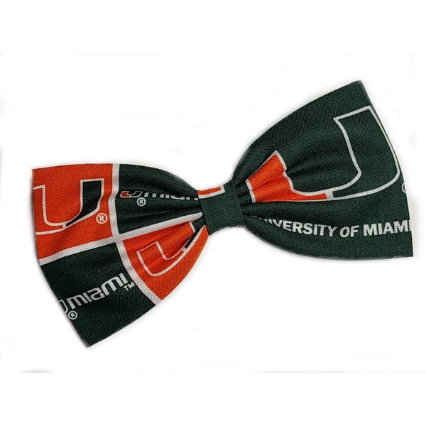 Sports Themes Hair Bow Collection (Alligator Clip, Miami/Green)