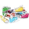 Bonka Bird Toys Pk12 Mini Sneakers 3" Long by 1.50" High by 1.25" Wide Parrot Foot Talon Cage Toy, Senegal, Ringneck, Pionus, and Similar