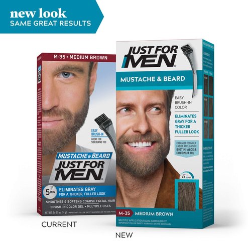 Just For Men Brush-In Color Gel Medium Brown M-35