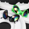 Bencailor 12 Pack Halloween Alien Glasses with Lenses Novelty Funny Glasses Alien Costume Accessories for Halloween Cosplay (Mixed Colors)