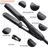 LOVANI Mini Flat Iron, Tourmaline Ceramic Small Hair Straightener, Dual Voltage Travel Hair Iron for Worldwide Use, Portable Mini Straightener with Insulated Bag