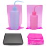 300pcs Tattoo Wash Bottle Bags,Thicken Disposable Squeeze Bottle Bags,for Tattoo Bottles Tattoo Supplies Tattoo Kits (purple)
